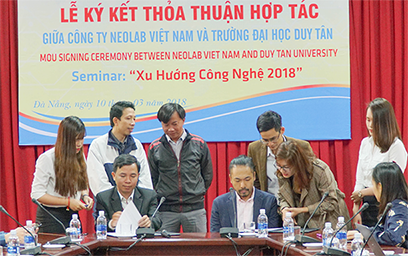2018 Technology Trends; Agreement with Neolab Vietnam; DTU; Duy Tan University