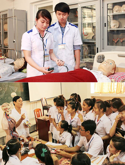 Sinh viên Duy Tân luyện tay nghề trong các phòng thực hành hiện đại của ĐH Duy Tân