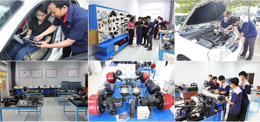 Gần 20 tỉ đồng đầu tư xưởng Công nghệ kỹ thuật ô tô tại ĐH Duy Tân
