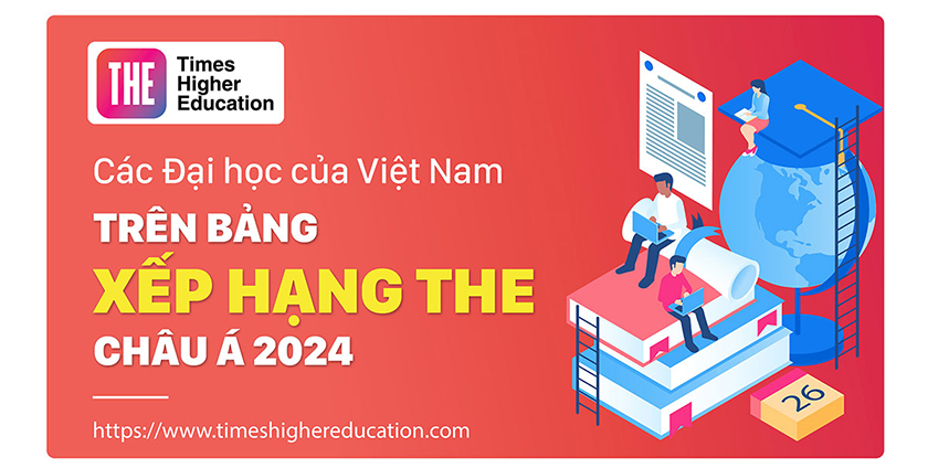 Các đại học Việt Nam trên bảng xếp hạng THE châu Á 2024