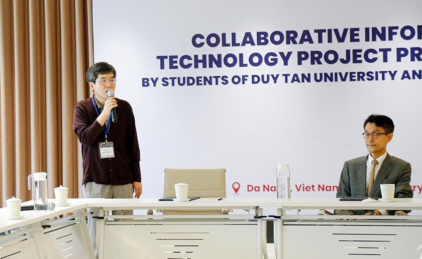 GS. TS. Jung Jong Jin phát biểu tại buổi tổng kết Chương trình Kết nối Tri thức - Tương lai Sáng tạo