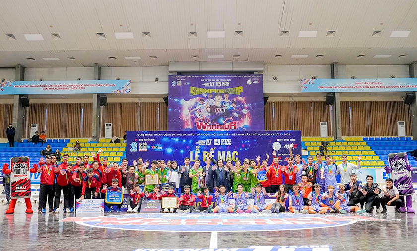 ĐH Duy Tân là nhà vô địch toàn quốc VUG Futsal 2