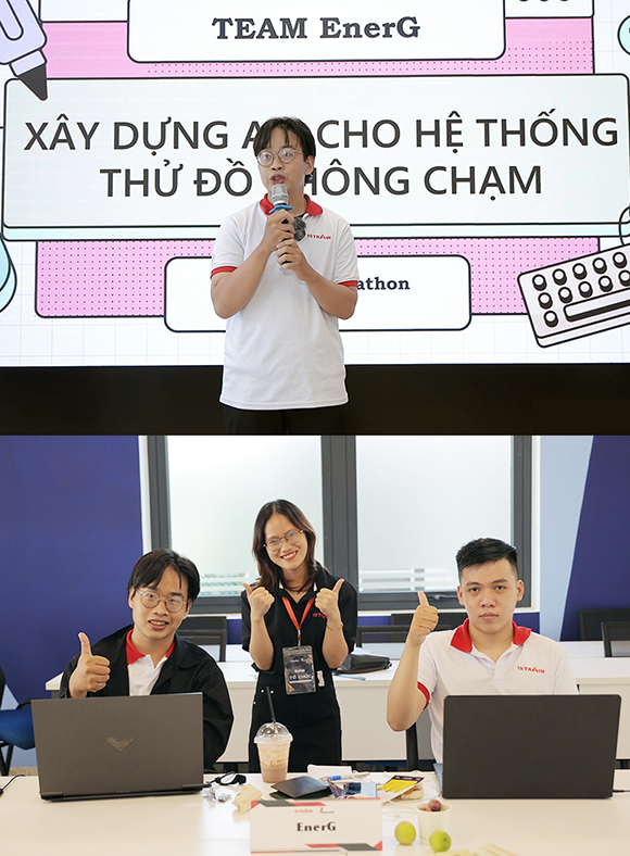 Sinh viên ĐH Duy Tân giành giải nhất Hackathon 2022 với ứng dụng 'Thử đồ không cần chạm'