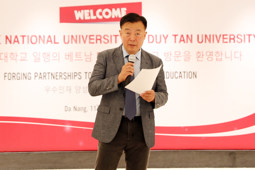 Đại học Duy Tân Tiếp đoàn Công tác của Đại học Quốc gia Chungbuk (Hàn Quốc)