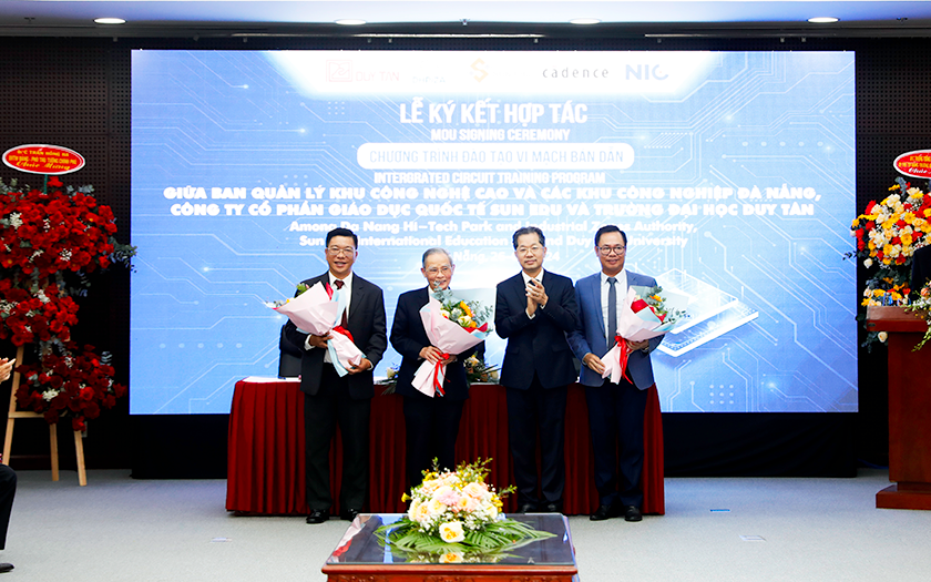 Ký kết thỏa thuận hợp tác đào tạo thiết kế vi mạch, bán dẫn tại Đà Nẵng