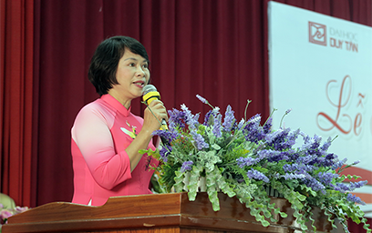 TS Nguyễn Thị Thuận chia sẻ về tâm huyết trong đào tạo ngành Luật tại Lễ Ra mắt Khoa Luật