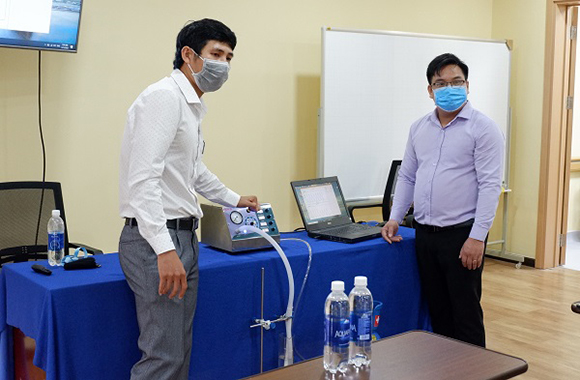 Đại học Duy Tân Nghiên cứu, Chế tạo Máy thở Hỗ trợ iều trị bệnh nhân nhiễm Covid-19