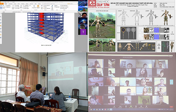 Sinh viên các ngành Công nghệ - Kỹ thuật Học/Thi/Bảo vệ tốt nghiệp trực tuyến thuận lợi và hiệu quả tại ĐH Duy Tân