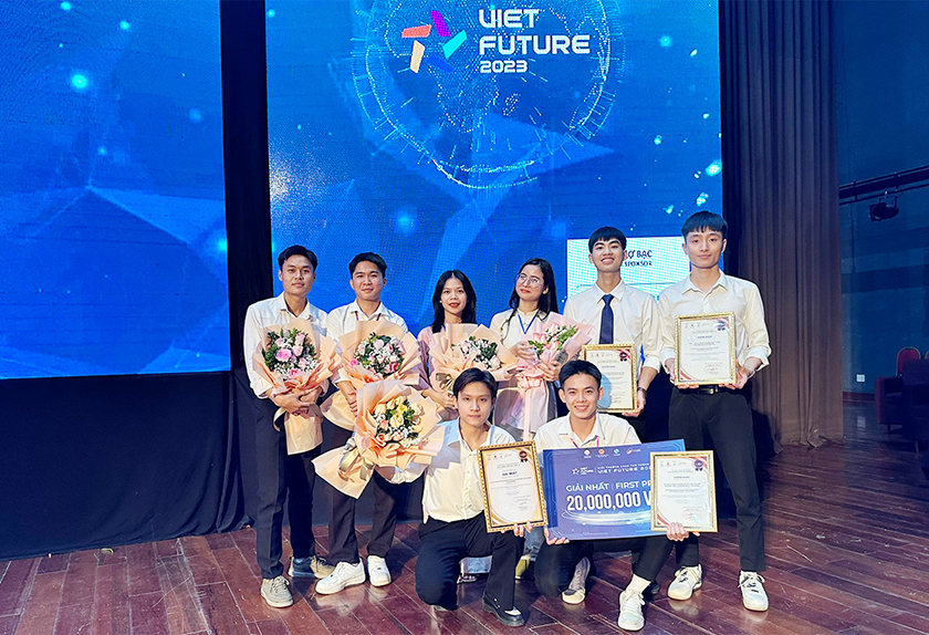 Sinh viên ngành Công nghệ Kỹ thuật Ô tô của ĐH Duy Tân giành giải Nhất tại Giải thưởng VietFuture 2023