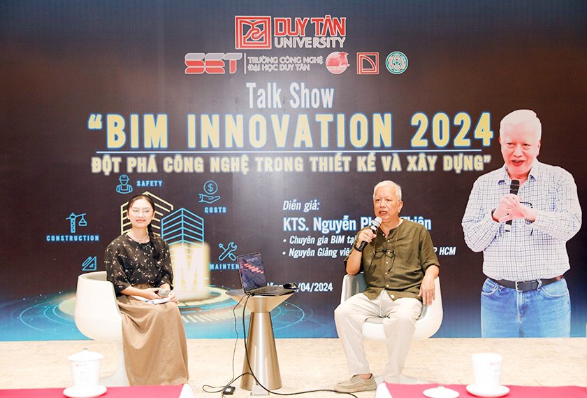Talk show "BIM Innovation 2024 - Đột phá Công nghệ trong Thiết kế và Xây dựng” tại Đại học Duy Tân