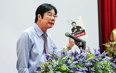 
PGS-TS Nguyễn Đăng Điệp - Viện trưởng Viện Văn học phát biểu tại Hội thảo