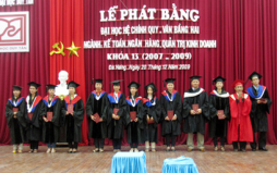 Second degree awarding ceremony