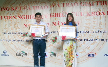 Sinh viên Duy Tân với Giải thưởng “Sinh viên Nghiên cứu Khoa học” 2017
