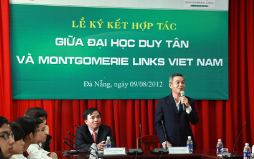 Đại học Duy Tân hợp tác cùng với Montgomerie Links Việt Nam trong đào tạo, tuyển dụng và nghiên cứu khoa học