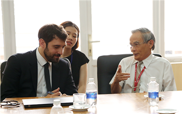 Đại học Duy Tân Làm việc với đoàn Cán bộ Phụ trách Hợp tác Đại học của Đại sứ quán Pháp tại Việt Nam