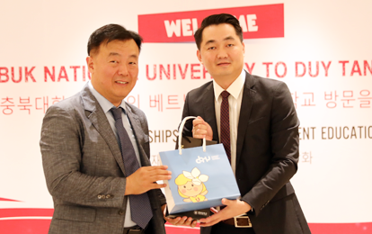 DTU Welcomes a Delegation from Chungbuk National University in Korea