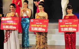 Nguyen Thi Xuan Trang, a student of DTU’s Department of Business Administration wins the 2012 Miss Danang Pageant