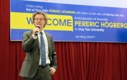 The Swedish Ambassador to Vietnam visits DTU