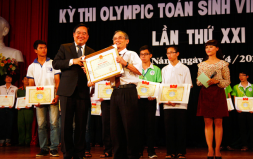 Sinh viên Duy Tân đoạt nhiều giải thưởng lớn trong Kỳ thi Olympic Toán Sinh viên Toàn quốc lần thứ XXI