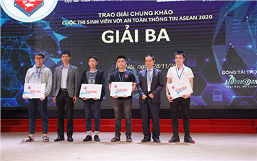 DTU Students win third prize in the 2020 ASEAN Student Information Security Contest