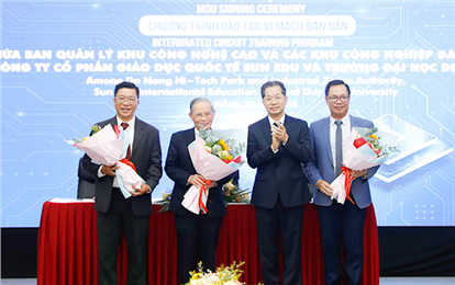 Thêm doanh nghiệp tham gia Hợp tác Đào tạo nhân lực vi mạch cho Đà Nẵng