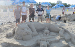 The 2016 Sand Sculpture Contest on Danang Beach