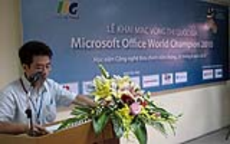 Sinh viên Duy Tân đạt chứng chỉ quốc tế cuộc thi “Microsoft Office World Champion 2010”