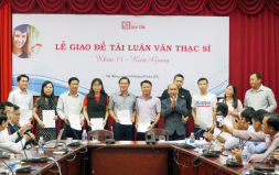 Master’s Thesis Awards Ceremony for Kien Giang Students