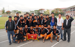 The DTU Football Team Finish in Third Place in the 2013 Huda Cup
