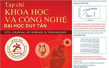 Tạp chí Khoa học & Công nghệ Đại học Duy Tân được tính điểm công trình khoa học thêm 3 ngành: Kinh tế, Văn học và Dược học