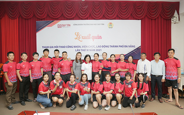 DTU Xuất quân tham gia Hội thao Công nhân, Viên chức, Lao động Thành phố Đà Nẵng năm 2021