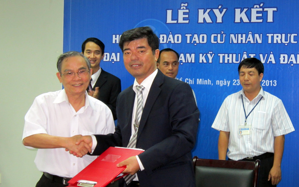 DTU Signs an Agreement on its E-learning Programs with the Ho Chi Minh City University of Technical Education