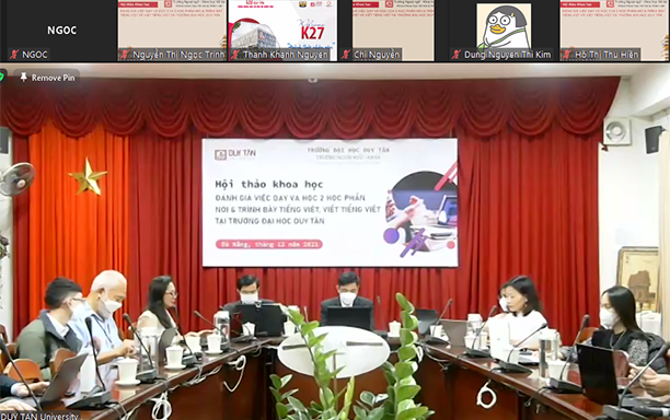 Hội thảo Khoa học đánh giá việc Dạy và Học môn Nói và Viết tiếng Việt tại DTU