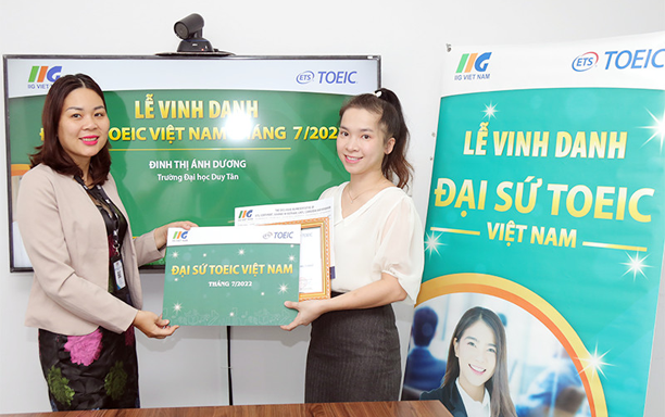 DTU Employee Named Vietnam TOEIC Ambassador in the Central Region