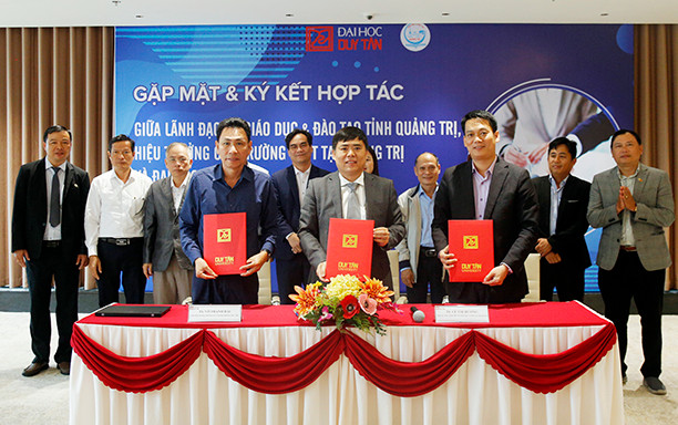 DTU Signs Agreement with Quang Tri Department of Education & Training Schools & Centers