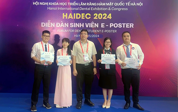 DTU Students of Dentistry Win Second prize at the E-Poster Student Forum 2024