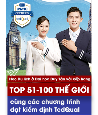 Học Du lịch ở Đại học Duy Tân với xếp hạng Top 51-100 thế giới