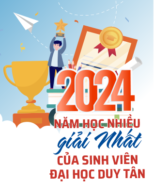 2024 Năm học nhiều giải Nhất của sinh viên Đại học Duy Tân