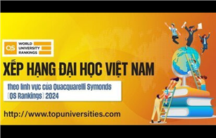 Xếp hạng QS các ngành nghề của các đại học Việt Nam 2024