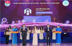 Nữ sinh ĐH Duy Tân đạt Giải Nữ sinh Khoa học Công nghệ Việt Nam 2025