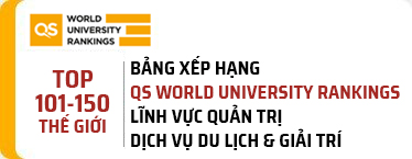 Lĩnh vực Quản trị Dịch vụ Du lịch & Giải trí của ĐH Duy Tân thuộc Top 101-150 thế giới theo xếp hạng QS World Rankings by Subject 2024