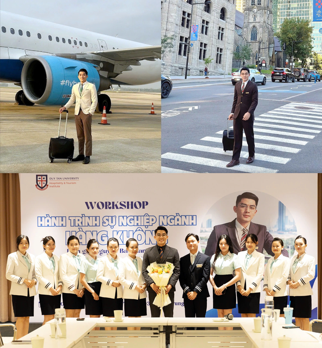 Nguyễn Bá Quang Huy (DTU K-24) là thành viên của hãng hàng không danh giá hàng đầu thế giới Emirates Airlines