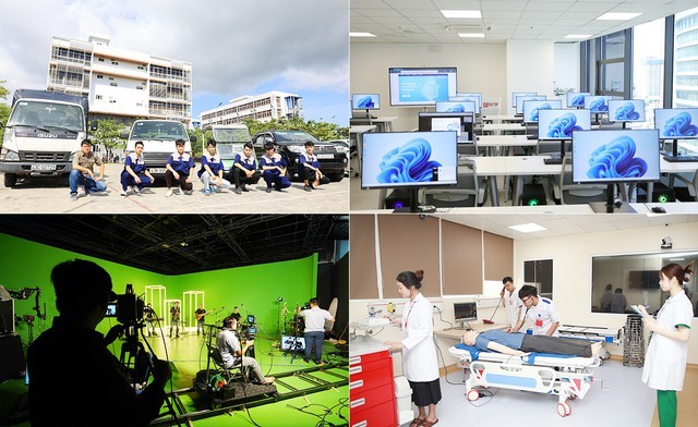 Cơ sở vật chất hiện đại và đồng bộ ở ĐH Duy Tân