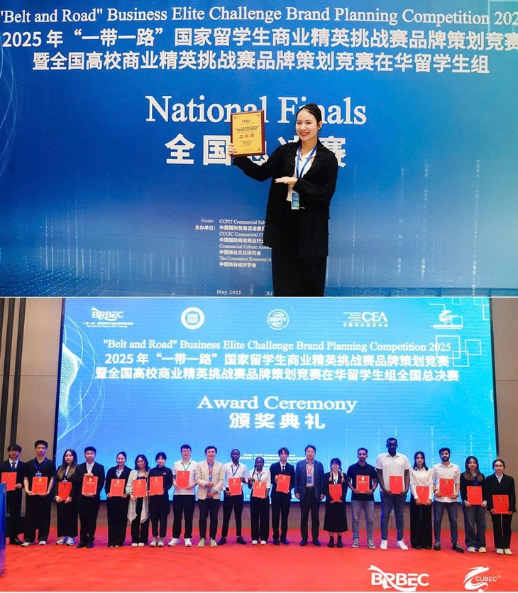 Trợ giảng ĐH Duy Tân giành giải cuộc thi Tinh anh Kinh doanh Sinh viên Quốc tế