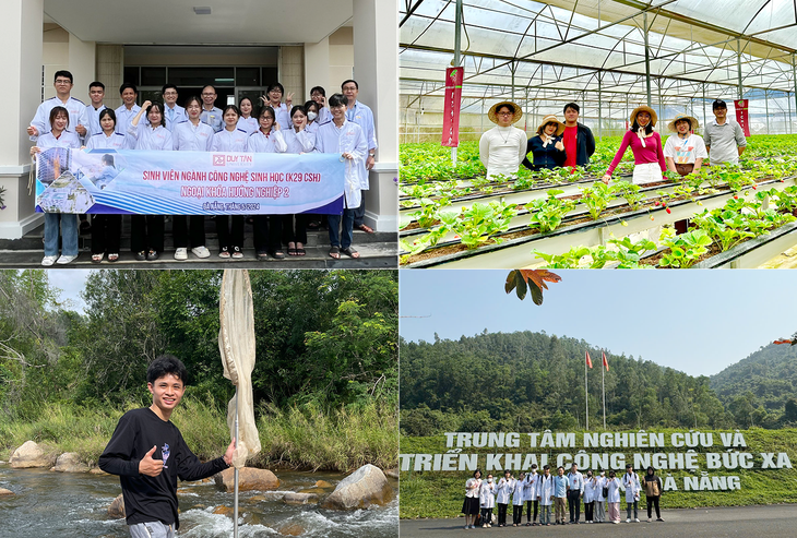 Sinh viên ĐH Duy Tân tham quan thực tế, hướng nghiệp tại nhiều đơn vị