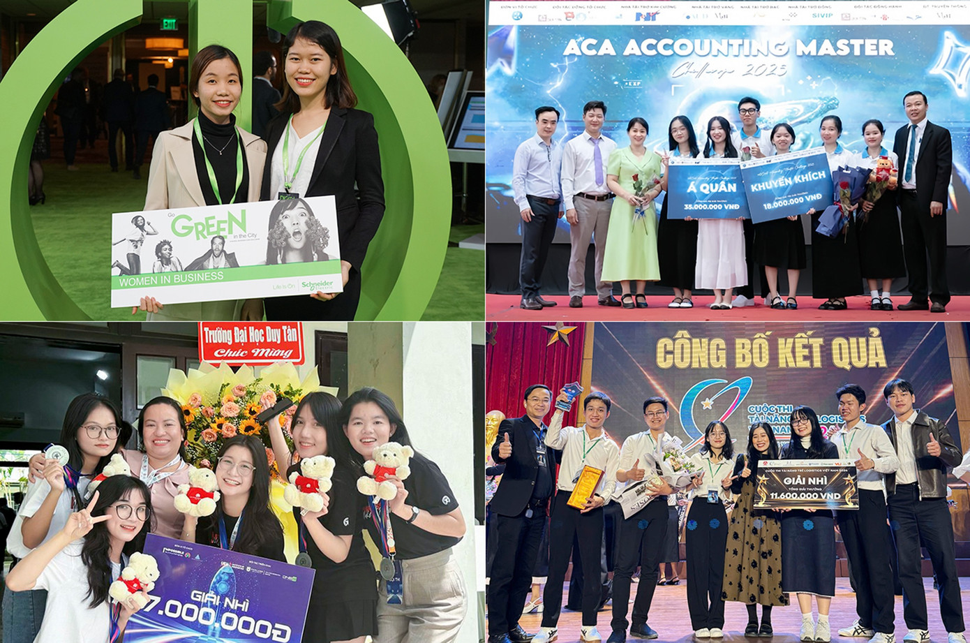 SV khối Kinh tế-Quản trị, ĐH Duy Tân luôn ghi dấu ấn với nhiều giải thưởng lớn trong và ngoài nước