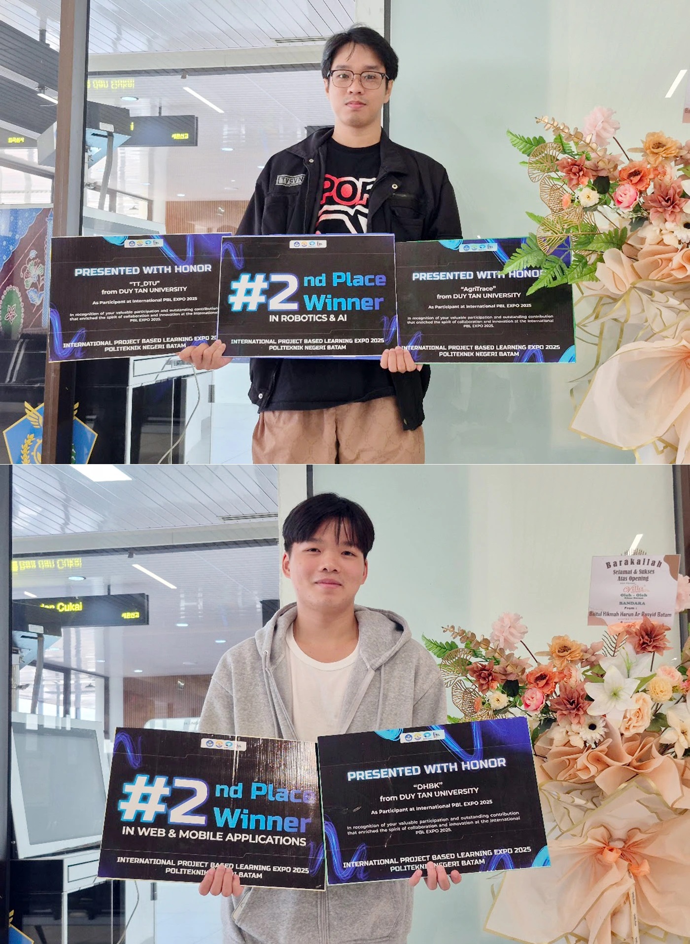 Sinh viên Duy Tân với 2 giải Nhì International PBL Expo 2025