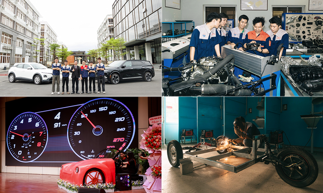 Hệ sinh thái hoàn chỉnh hỗ trợ đào tạo ngành Công nghệ Kỹ thuật Ôtô