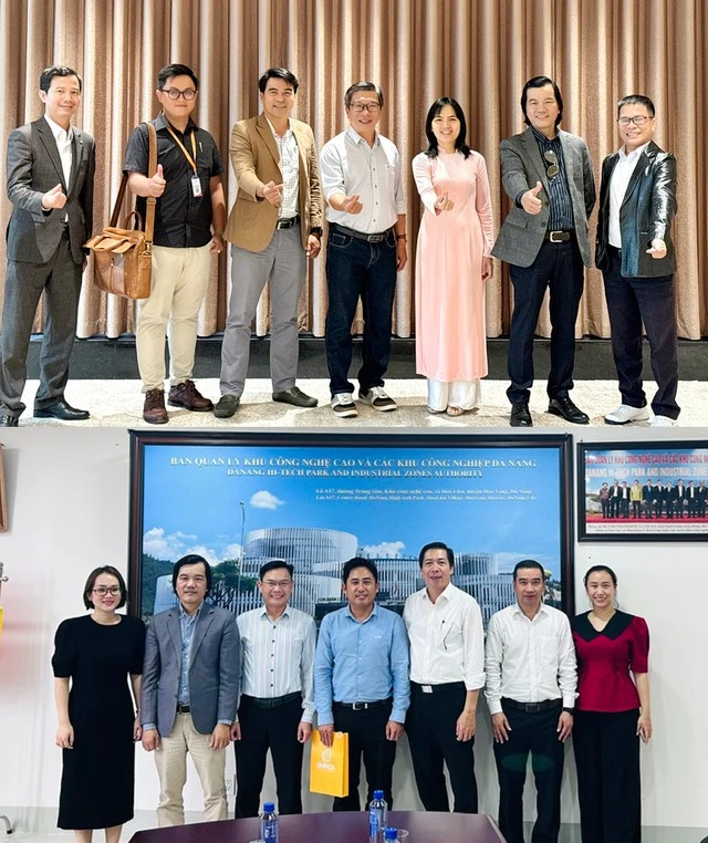 Công ty CP Giáo dục quốc tế Sun Edu làm việc tại ĐH Duy Tân và các cán bộ của ĐH Duy Tân đến làm việc tại Khu Công nghệ cao Đà Nẵng