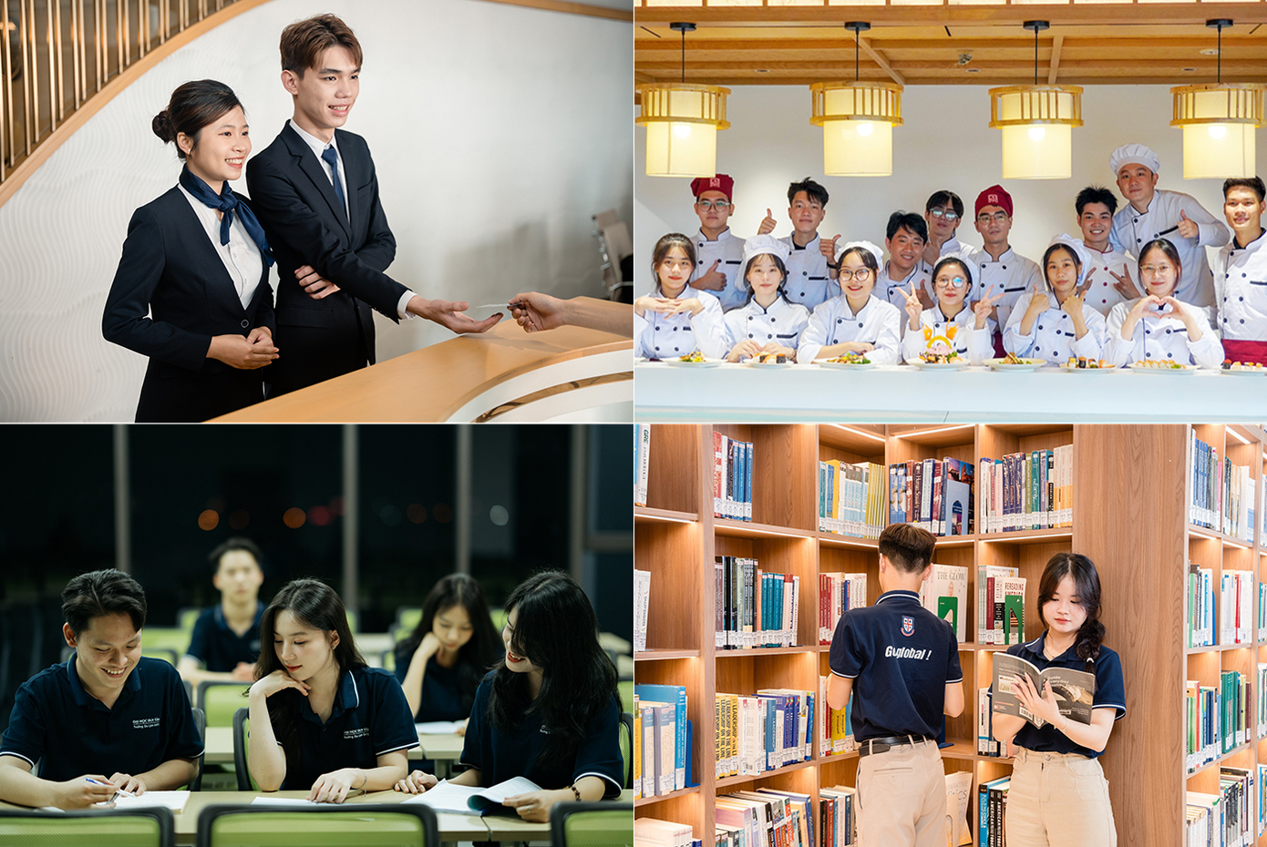 Sinh viên ngành Du lịch học tập và thực hành tại ĐH Duy Tân